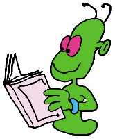 alien reading