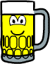 beer mug drained smile