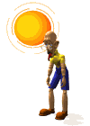 hot man sun
