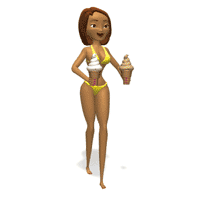 ice cream bikini