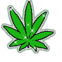marijuana leaf sparkle 252h