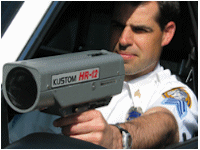 police speed trap gun