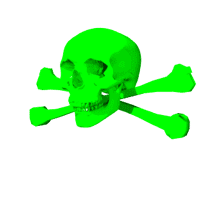 posion skull crossbones
