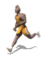 running jogger black man