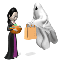 trick or treat elvira ghost