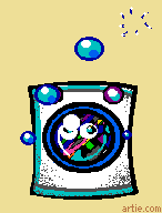 washing machine bubbles